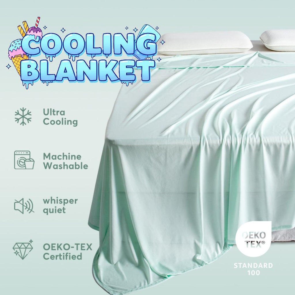 GRIQORA CoolRest™ Breathable Cooling Blanket