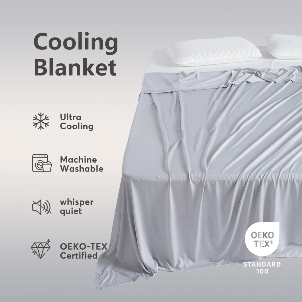 GRIQORA CoolRest™ Breathable Cooling Blanket