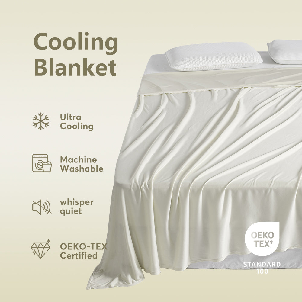 GRIQORA CoolRest™ Breathable Cooling Blanket
