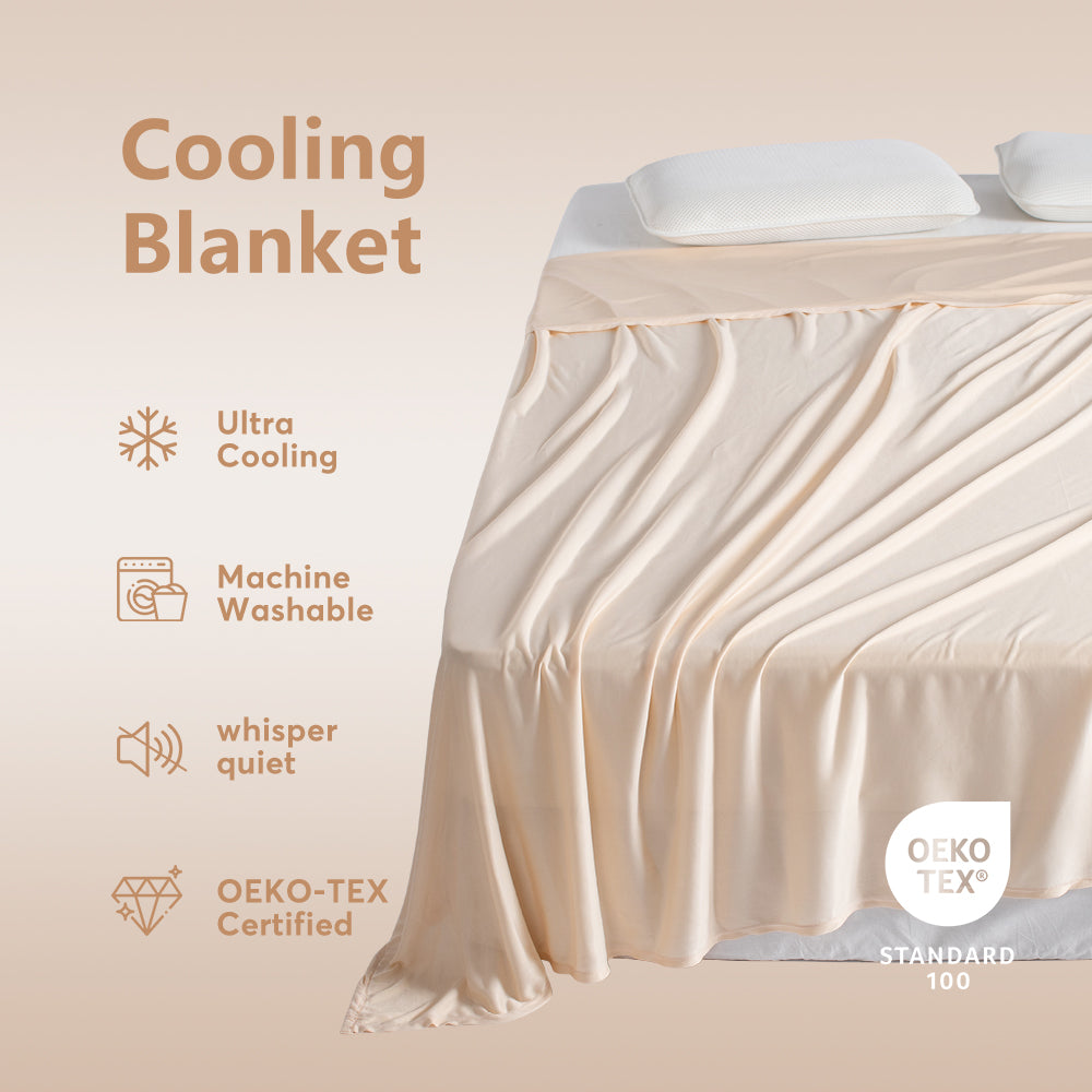 GRIQORA CoolRest™ Breathable Cooling Blanket