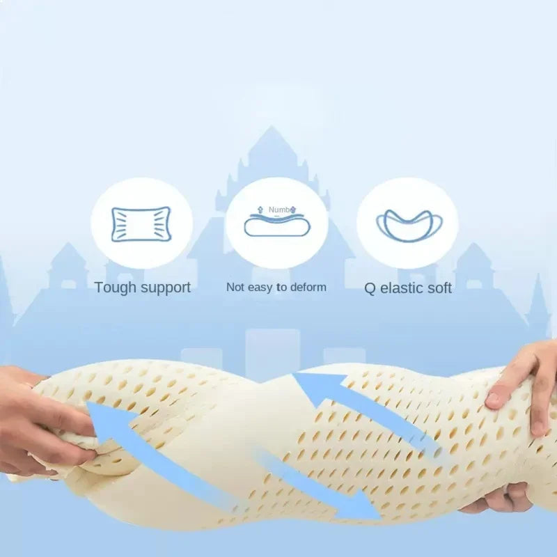 GRIQORA Ice Cooling Thai Latex Pillow
