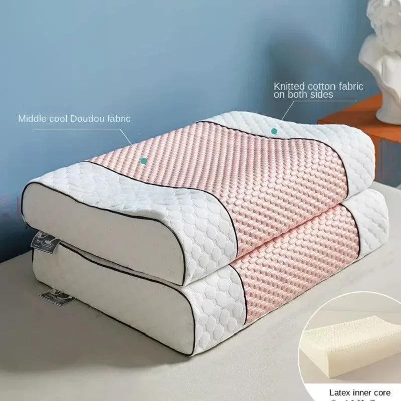 GRIQORA Ice Cooling Thai Latex Pillow