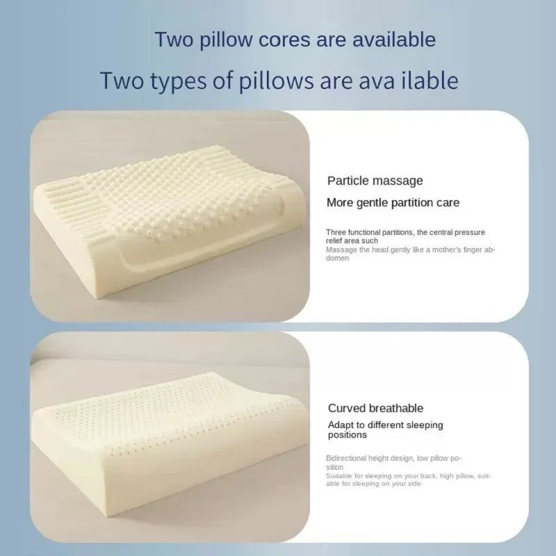 GRIQORA Ice Cooling Thai Latex Pillow