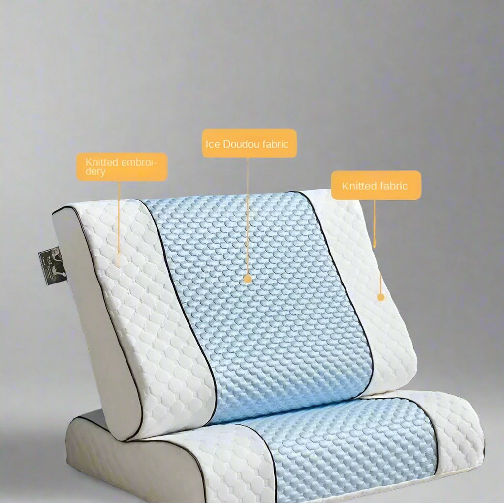 GRIQORA Ice Cooling Thai Latex Pillow