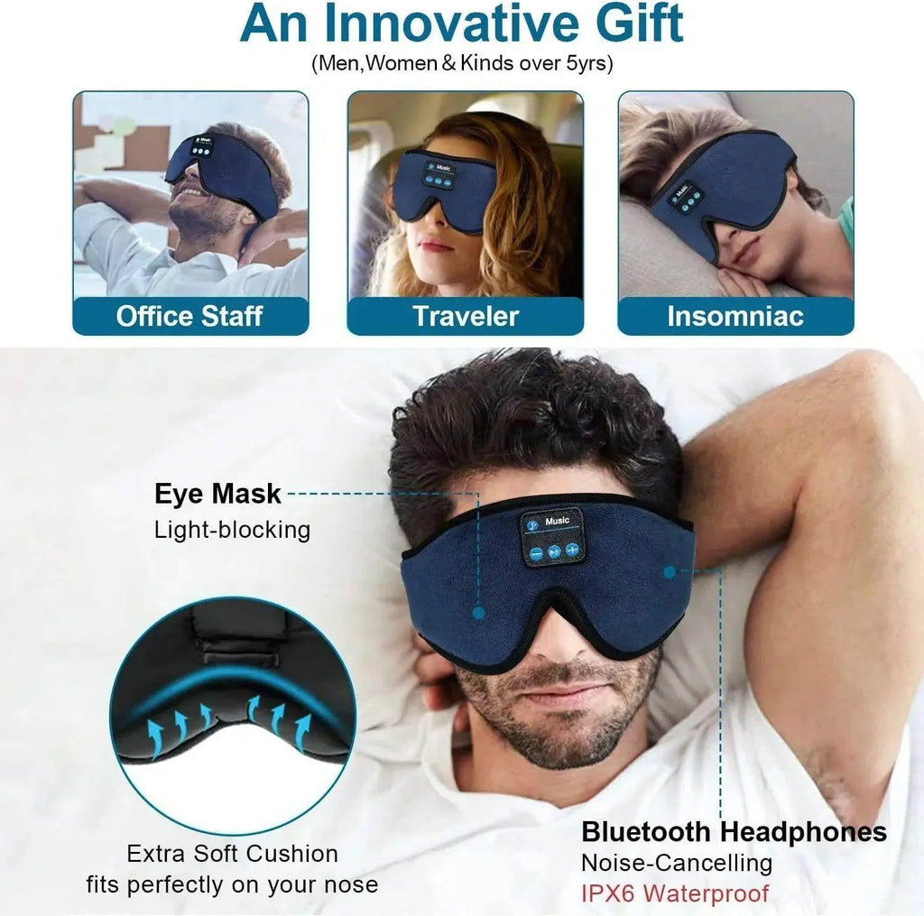 GRIQORA DreamBand™ Wireless Sleep Headphones